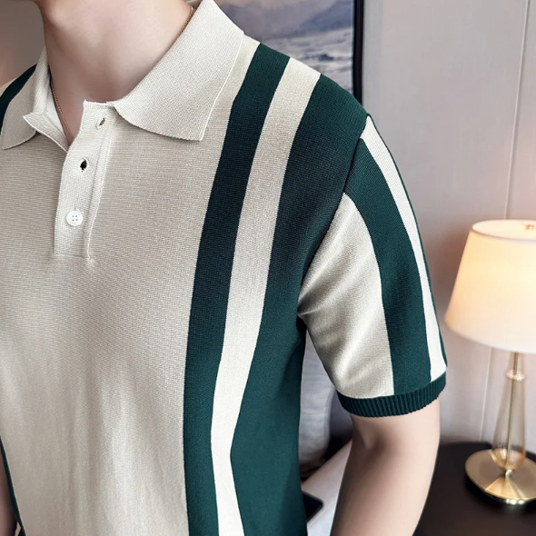 Logan Stylish Knitted Polo Shirt