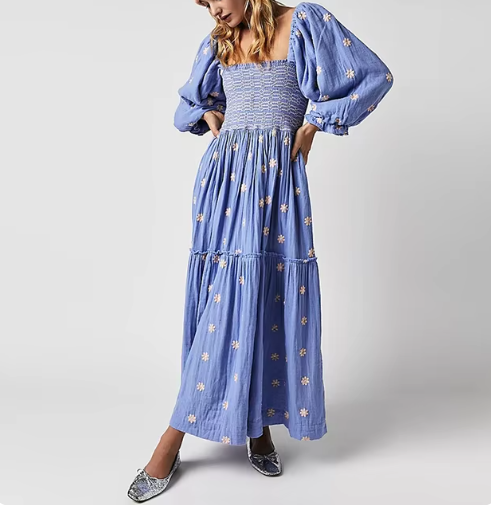 Gladys Puff Sleeve Dress