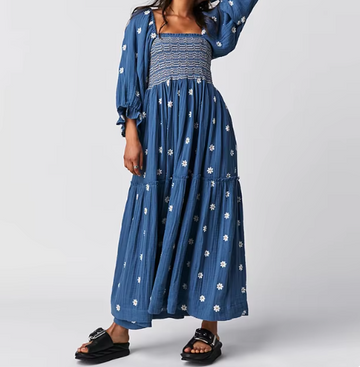 Gladys Puff Sleeve Dress